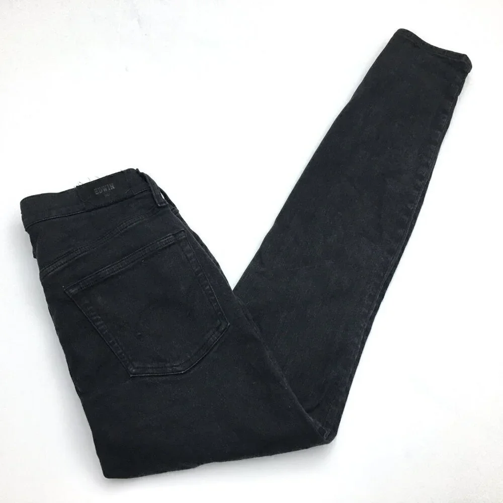 Edwin Women's Black Skinny Jeans Candice 10